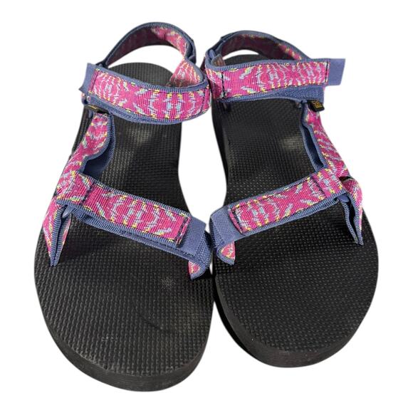 TEVA Triton Raspberry Sorbet Midform Universal Strappy Sandal Women’s Size 10 - Picture 3 of 8